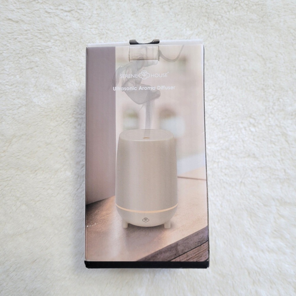 Serene House Aroma Diffuser Grey Rain Scentilizer Ultrasonic Cool Mist